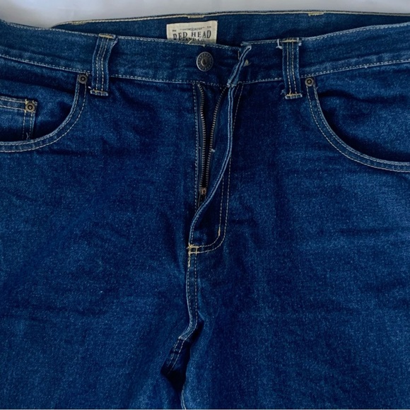 Redhead Brand Co. Men's Jeans 38x34 Classic Fit Denim Dark Stonewash EUC - Picture 4 of 7